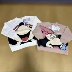 22.バースデイ　フタフタ　ディズニーコラボ　ミッキーミニー　トレーナー