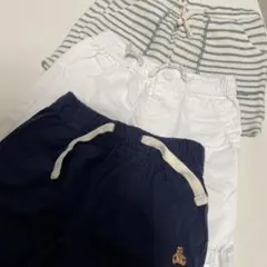3点　ハーフパンツ　gap、ZARA 80サイズ
