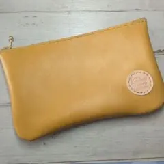 本革 ポーチ（Ｌ）マルチケース 通帳ケースNo.777レザークラフト