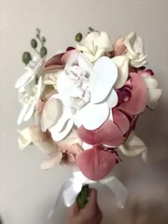 結婚式/ウェディング/前撮り　造花ブーケ