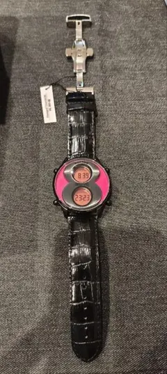 muta × ROMAGO ムータ ロマゴ 腕時計 コラボ ブラック ピンク MUTA×ROMAGO腕時計 ROMAGO✖️muta 時計 ROMAGO 腕時計 muta×ROMAGO