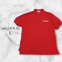 【ミキハウス】miki HOUSE ポロシャツ ヴィンテージ バックプリント Lのサムネイル