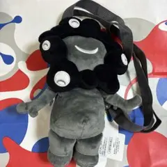 万博　黒ミャクミャクぬいぐるみポーチ