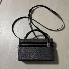 新品PERSOGE 本革 ペルソージ 黒珊瑚 コーラル ハンドバッグ 琥珀 