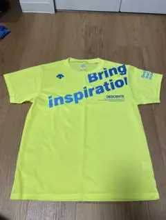 DESCENTE 蛍光イエロー 陸上用シャツ