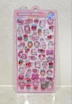 正規品　ボンボンドロップシール　ももいろボンボン　うさぎ　クーリア