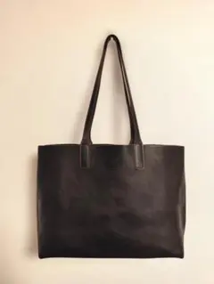 SLOW bono トートバッグ 栃木レザー 黒 B4 肩掛け ビジネス 通勤