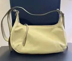 SAZABY バッグ　ベージュ系×濃茶ステッチ　中古　約404gのサムネイル