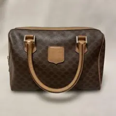 わ*ん様 CELINE マカダム柄 ハンドバッグ ミニボストン - メルカリ