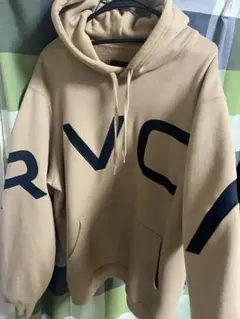 RVCA フード付きトレーナー M ベージュ