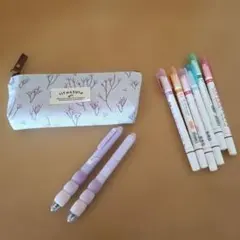 新品　消せるボールペン　ペンケース