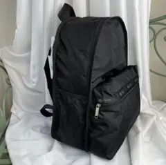 未使用 レスポートサック ブラック 無地 バックパック