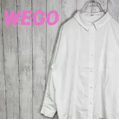 ウィゴー WEGO アシンメトリー 長袖ブラウス シャツ ゆったりシルエット
