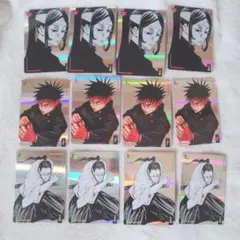 伏黒津美紀　伏黒恵　禪院扇　ギラギラトランプ　呪術廻戦