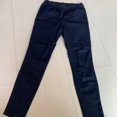 デニム風 ストレッチパンツ ウエストゴム GU Mサイズのサムネイル