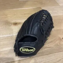 Wilson 硬式軟式兼用 ソフトボール グローブ ブラックのサムネイル