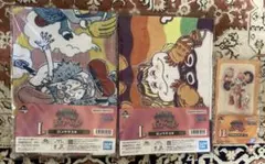 ワンピース　一番くじ　未来島エッグヘッド　ロングタオル②種　アクリルスタンド