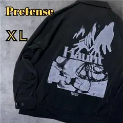 美品✨pretense　アウター　ジャケット　XL　 大きいサイズ　黒　ブルゾン