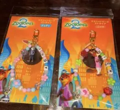 ズートピア2 マスコットビーズストラップ ニック、ジュディ