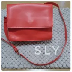 【美品】SLY ショルダーバッグ オレンジレザーのサムネイル