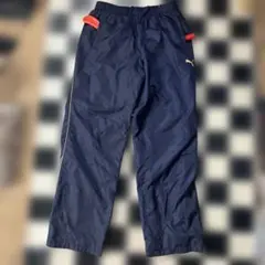 J1396 プーマ　メッシュ裏地　パンツ　サイズO ネイビー