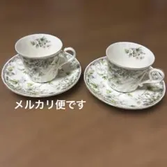 EXCEED BON Clair BY KEITO 花柄 カップ ソーサー ２客