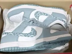 W NIKE DUNK LOW ペイズリーBLUE WHITE28cm - メルカリ