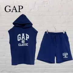 GAP ギャップ　セットアップ ノースリーブトレーナー　ハーフパンツ スウェット