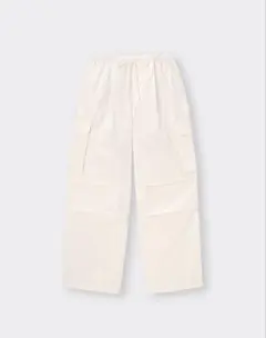 GU レディース カーゴパンツ ホワイト XSのサムネイル