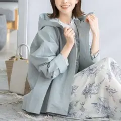 URBAN RESEARCH ROSSO バックタックボリュームフードブルゾン