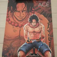 ワンピース　麦わらストア　漢たちの戦場　ポスターコレクション　ポスター　エース