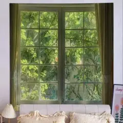 タペストリー 150×130 窓 布 自然 風景 景色 背景