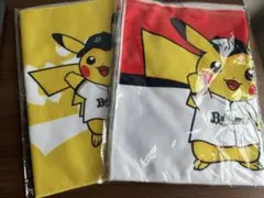 オリックス・バファローズ ピカチュウタオル 2枚セット