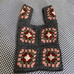 ＊お値段見直中＊グラニースクエアのミニバッグ＊ハンドメイド