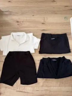 familiar 90cm ポロシャツとハーフパンツのセット familiar 90cm ポロシャツ・ショートパンツ・ベストセット お受験