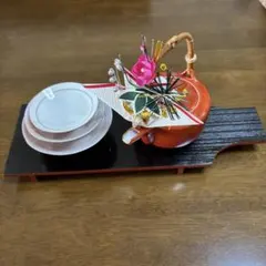 【未使用】輪島塗 蒔絵 三段重箱 お屠蘇 盃　酒器セット　中島忠平の作品 2025年最新】屠蘇器の人気アイテム - メルカリ