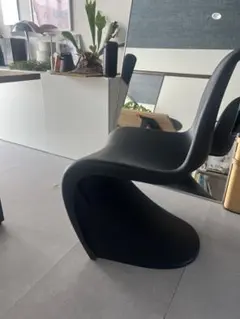 vitra ヴィトラ　リプロダクト　パントンチェア　ブラック出品10/23まで ヴィトラ / Vitra Panton Chair パントンチェア ブラック 中古