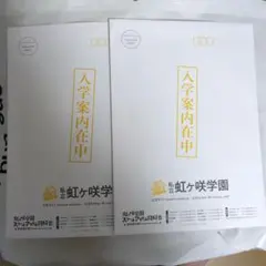 虹ヶ咲学園　入学案内　パンフ入り　2通