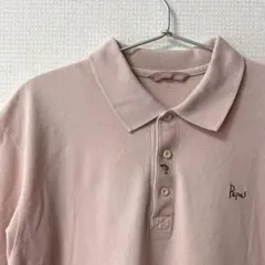 《希少》パパス マニィエールドゥヘミング 半袖 ポロシャツ 鹿の子 ロゴ刺繍のサムネイル