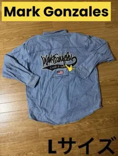 Mark Gonzales(マークゴンザレス) デニムシャツ:Lサイズのサムネイル