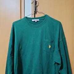 US POLO ASSN. グリーン Tシャツ M