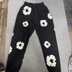 DENIM TEARS フラワーパターン ジョガーパンツ S