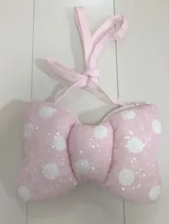 ミニーマウス　リボンスパンコール　ショルダーバッグ