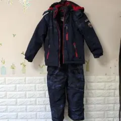 子ども用スキーウェア ネイビー/レッド　　120センチ位