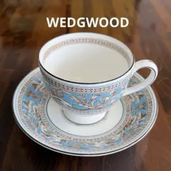 WEDGWOOD フロレンティーン ターコイズ　カップ＆ソーサー
