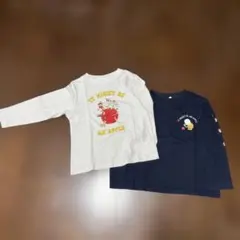 GU りんごかもしれない　コラボロンT2枚セット　120