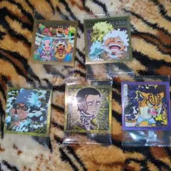 にふぉるめーしょん ワンピース大海賊ウェハースシール LOG．11　5種 セット