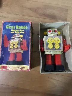 ニューゴールド ギアロボット 堀川玩具 ブリキ ロボット - メルカリ