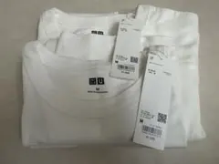 UNIQLO ホワイト クルーネックシャツ　２枚