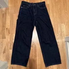 ユニクロ バギージーンズ 21 ネイビー